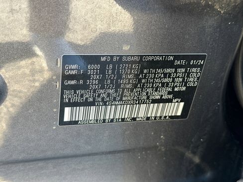 Used 2024 Subaru Ascent Onyx Edition Limited w/ Popular Package Onyx image 37