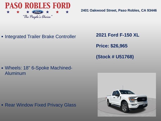 Used 2021 Ford F150 XL w/ Equipment Group 101A High AWD/4WD image 24