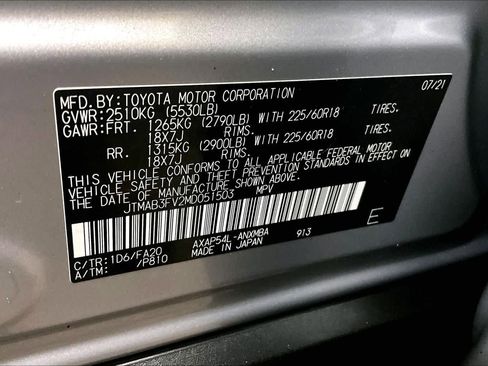 Used 2021 Toyota RAV4 SE w/ Weather & Moonroof Package AWD/4WD image 34