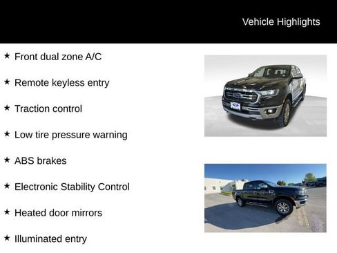 Used 2022 Ford Ranger Lariat w/ Equipment Group 501A High AWD/4WD image 7