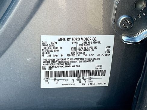 Used 2022 Lincoln Aviator Reserve w/ Elements Package Plus image 27