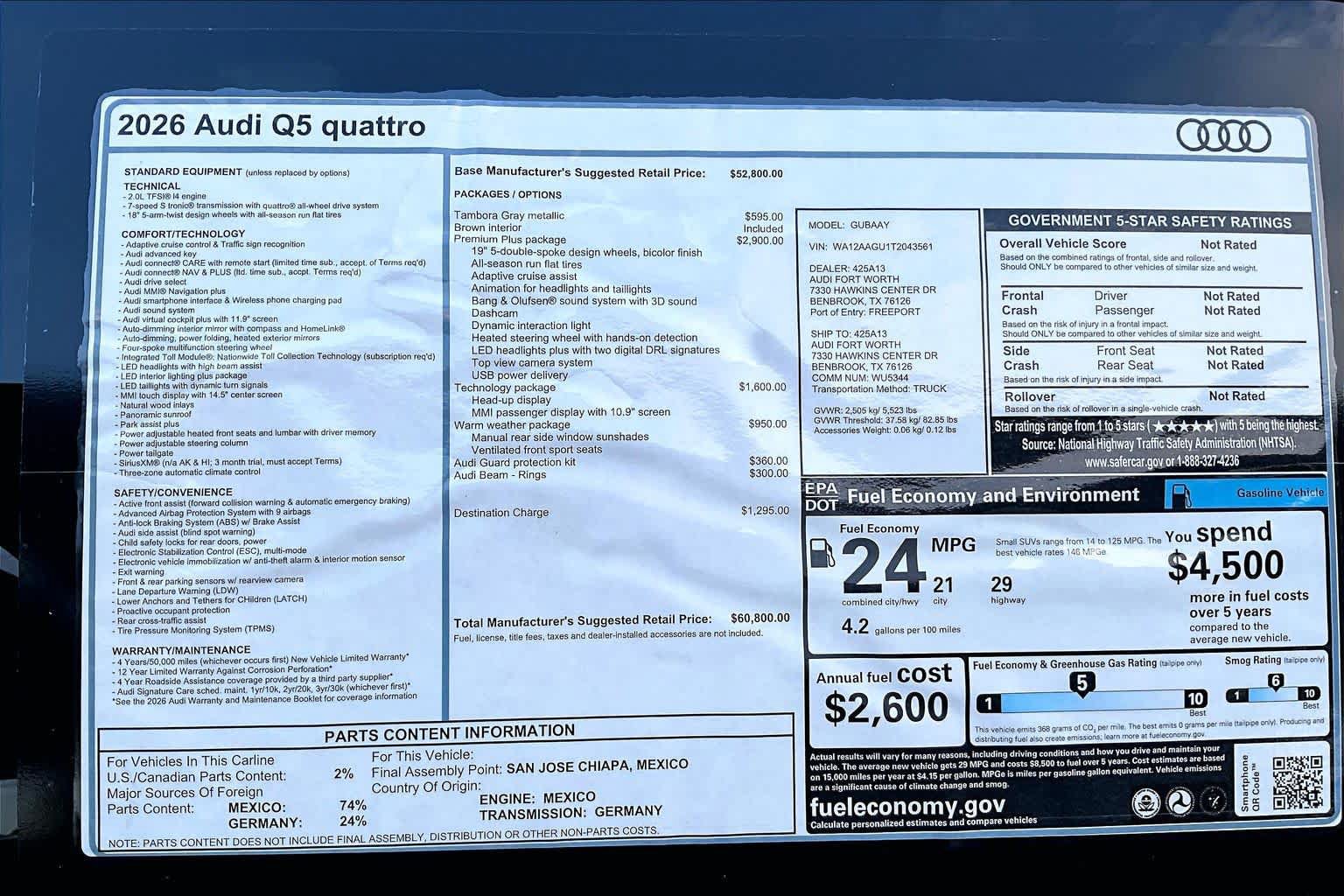 New 2026 Audi Q5 Premium AWD/4WD image 18