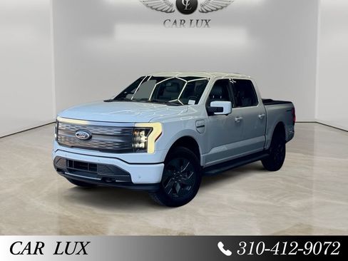 Used 2023 Ford F150 Lightning Lariat w/ Tow Technology Package AWD/4WD image 1