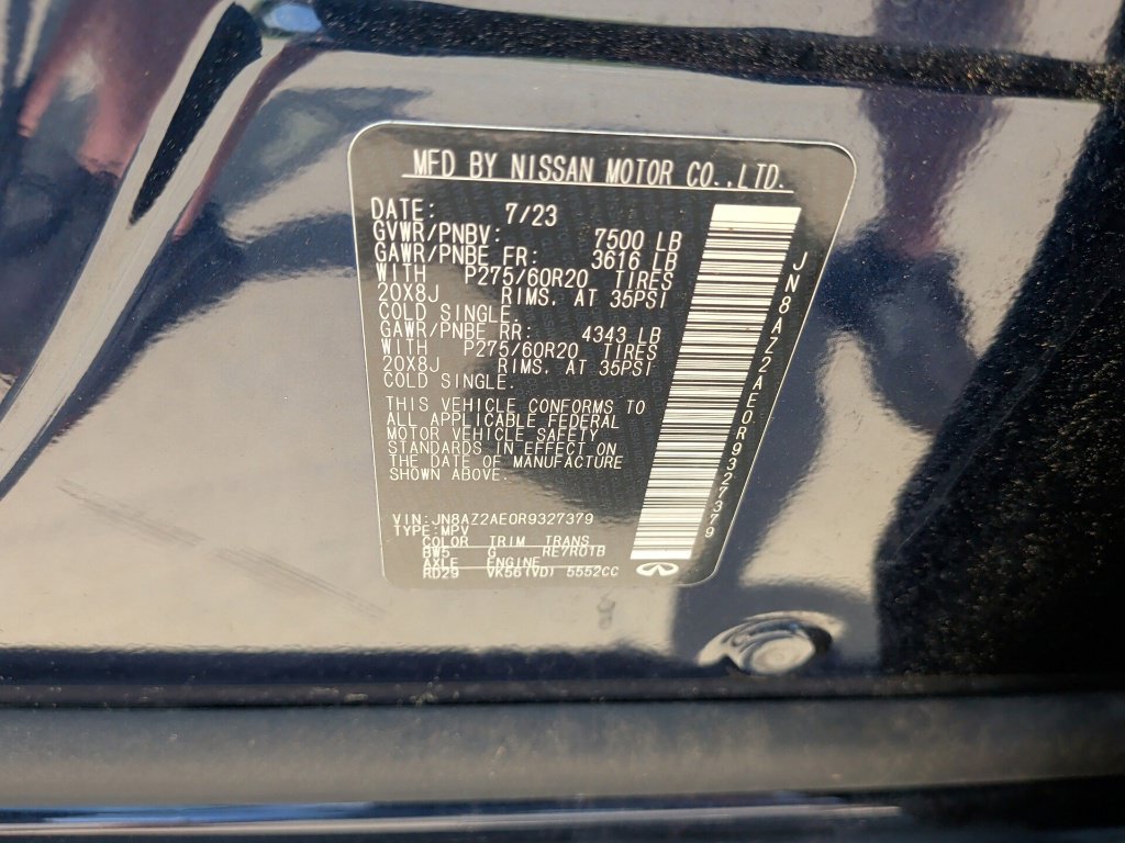 Used 2024 INFINITI QX80 Luxe AWD/4WD image 57