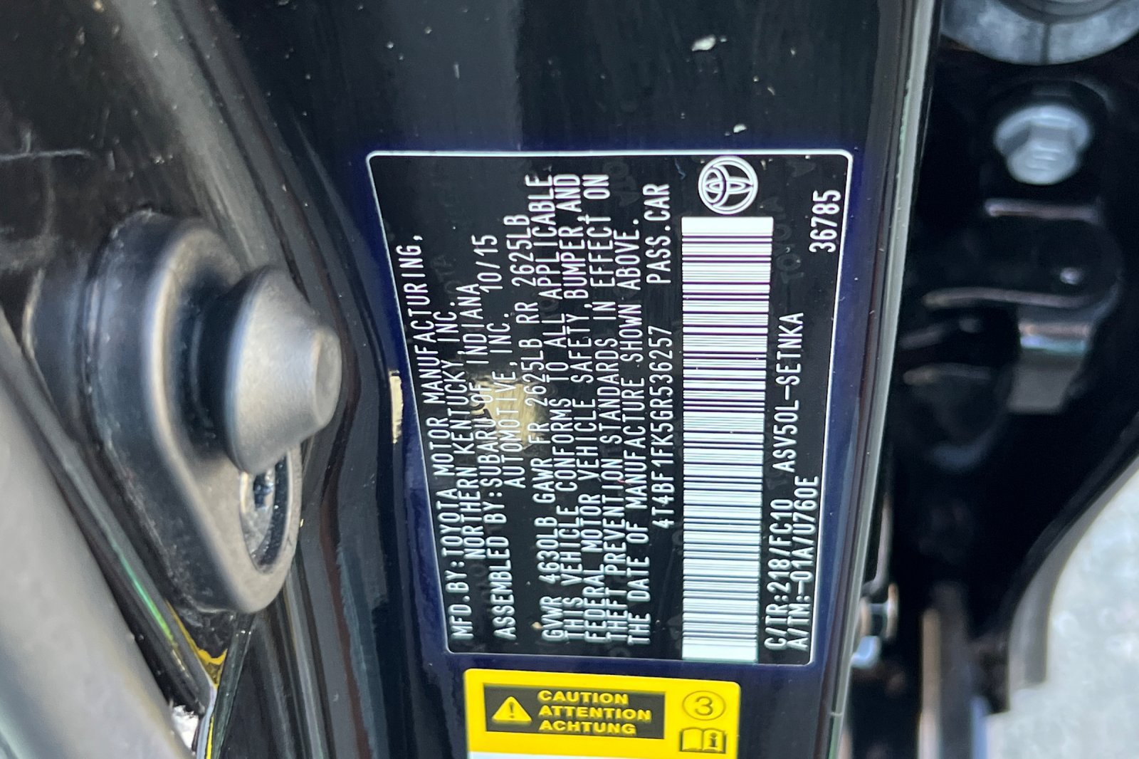 Used 2016 Toyota Camry LE FWD image 26