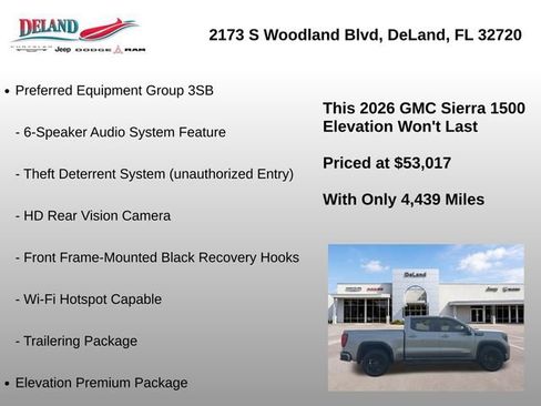 Used 2026 GMC Sierra 1500 Elevation w/ Elevation Premium Package AWD/4WD image 24