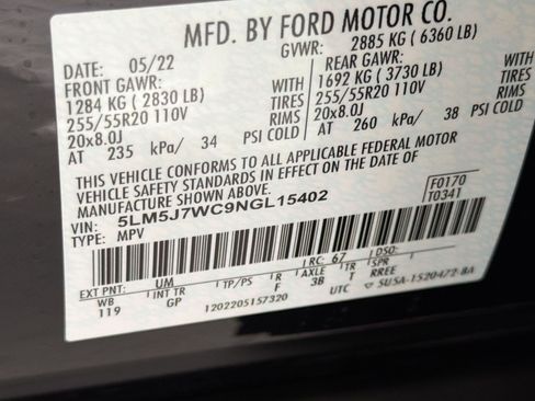 Used 2022 Lincoln Aviator Reserve w/ Elements Package Plus RWD image 20