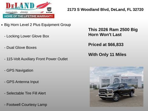 New 2026 RAM 2500 Big Horn AWD/4WD image 18