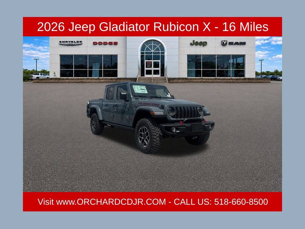 New 2026 Jeep Gladiator Rubicon AWD/4WD 360° Tour