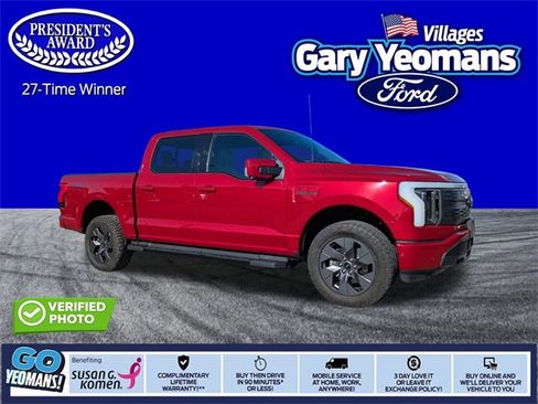 Certified 2022 Ford F150 Lightning Lariat w/ Tow Technology Package image 1