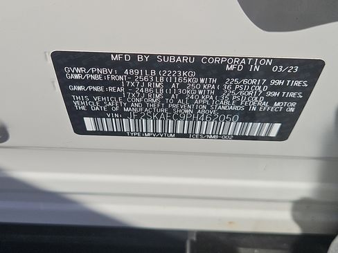 Certified 2023 Subaru Forester Premium AWD/4WD image 6