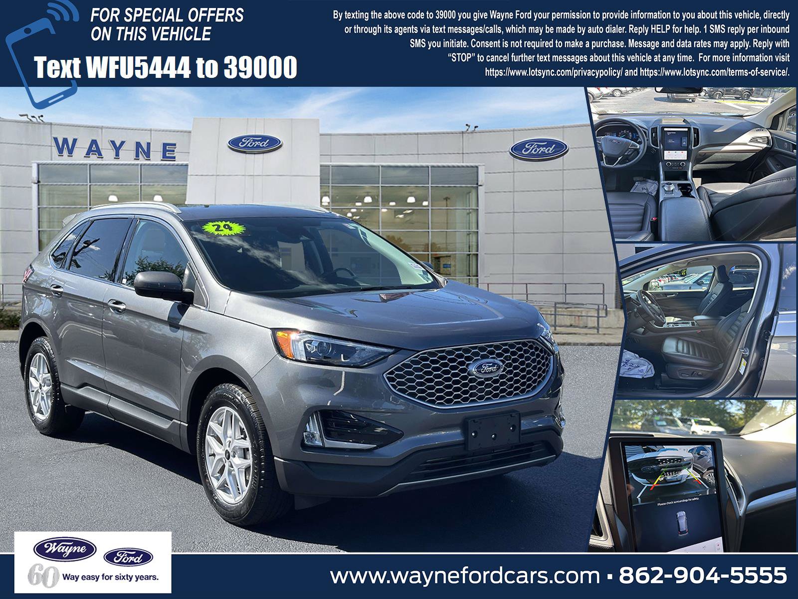 Certified 2024 Ford Edge SEL w/ Convenience Package AWD/4WD image 1