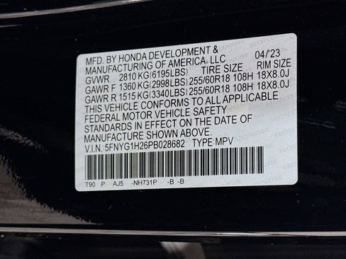 Certified 2023 Honda Pilot LX image 29