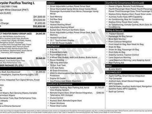 Used 2024 Chrysler Pacifica Touring-L w/ Uconnect Theater Family Group image 3