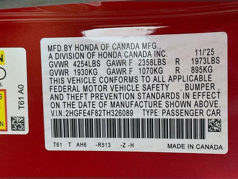 New 2026 Honda Civic Sport image 30