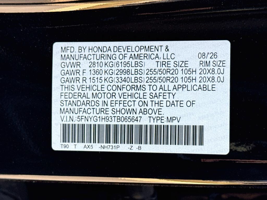 New 2026 Honda Pilot Black Edition image 37