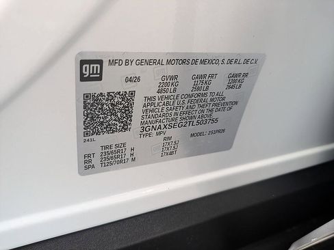 New 2026 Chevrolet Equinox ACTIV w/ Convenience Package III AWD/4WD image 33