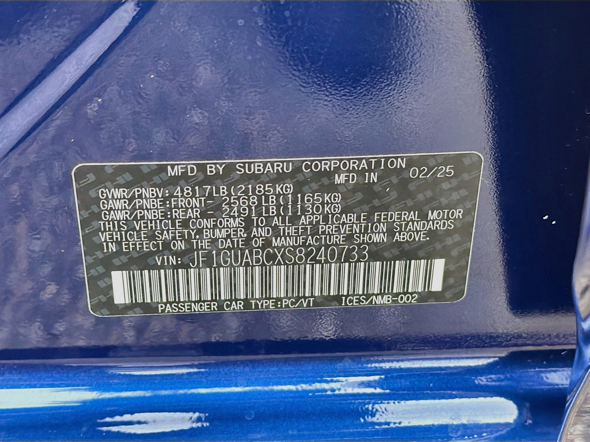 Used 2025 Subaru Impreza 2.0i AWD/4WD image 12