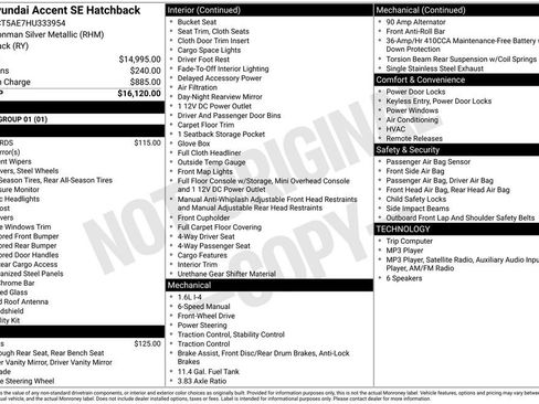 Used 2017 Hyundai Accent SE FWD image 4