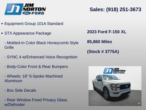 Used 2023 Ford F150 XL w/ STX Appearance Package AWD/4WD image 8