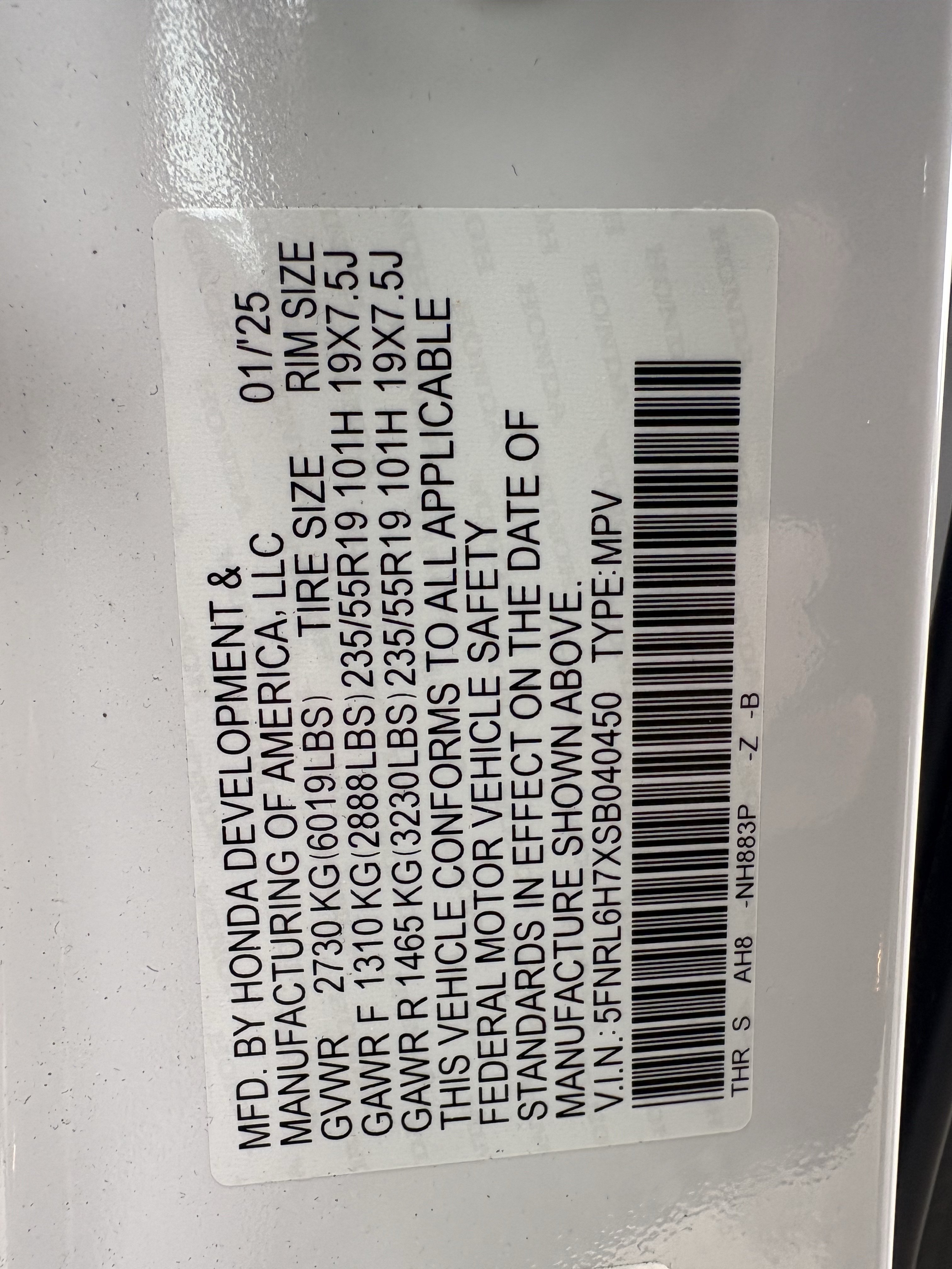 Used 2025 Honda Odyssey Sport-L image 5