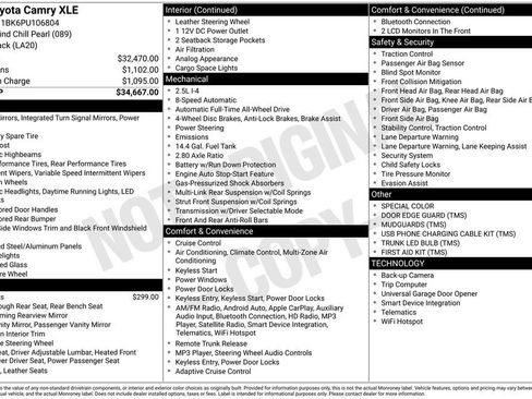 Used 2023 Toyota Camry XLE image 24