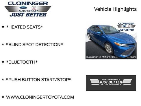 Used 2019 Toyota Camry XLE FWD image 3