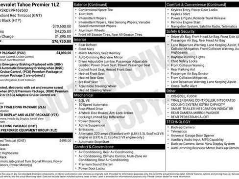 Used 2023 Chevrolet Tahoe Premier w/ Premium Package image 5