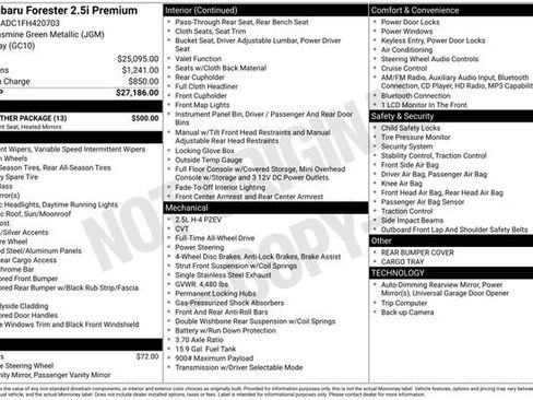 Used 2015 Subaru Forester 2.5i Premium w/ All-Weather Package image 39