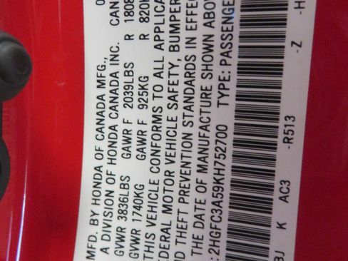 Used 2019 Honda Civic Si image 62