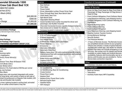 Used 2024 Chevrolet Silverado 1500 Custom AWD/4WD image 8