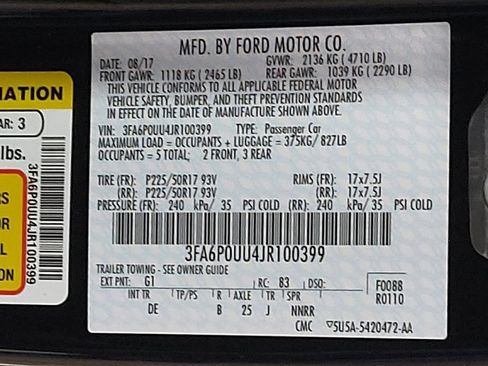 Used 2018 Ford Fusion S image 33