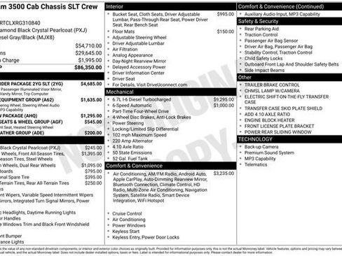 New 2024 RAM 3500 SLT w/ Quick Order Package 2YG SLT image 4
