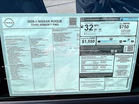 New 2026 Nissan Rogue Dark Armor FWD image 41