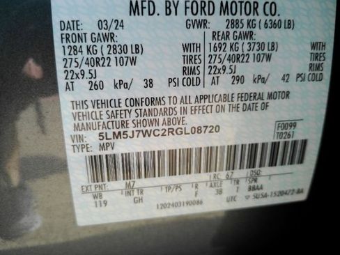 Used 2024 Lincoln Aviator Reserve w/ Equipment Group 201A RWD image 53