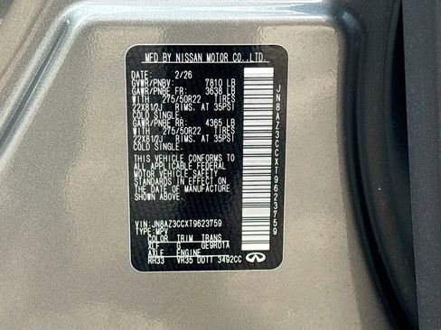 New 2026 INFINITI QX80 Autograph AWD/4WD image 36