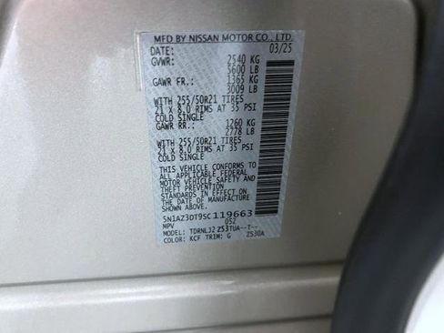 Certified 2025 Nissan Murano Platinum w/ Cargo Package AWD/4WD image 25