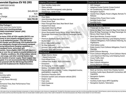 Used 2025 Chevrolet Equinox EV RS FWD image 41