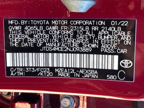 Certified 2022 Toyota Corolla SE image 30