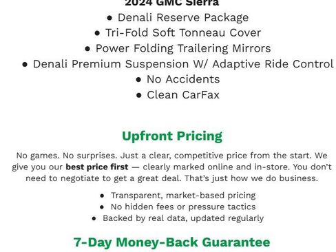 Used 2024 GMC Sierra 1500 Denali w/ Denali Reserve Package image 2