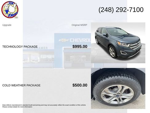 Used 2018 Ford Edge Titanium w/ Technology Package AWD/4WD image 5