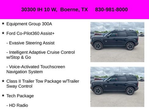 Used 2024 Ford Bronco Sport Outer Banks w/ Tech Package image 10