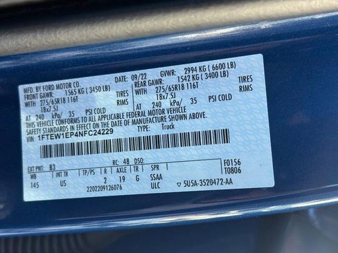 Used 2022 Ford F150 XLT w/ Equipment Group 302A High image 26