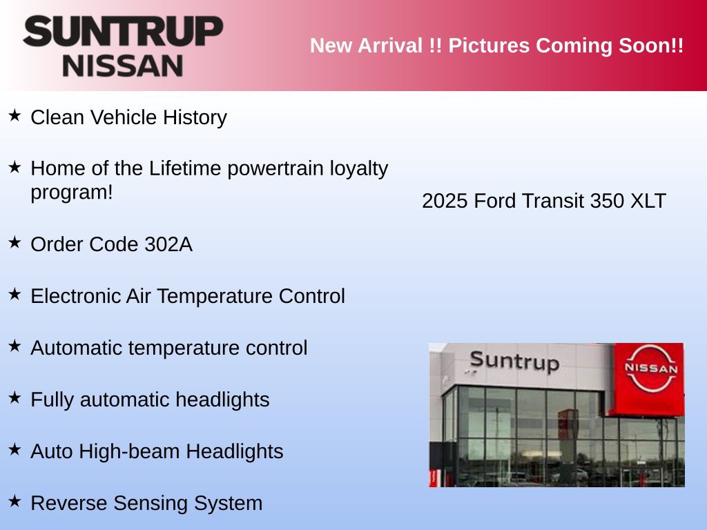Used 2025 Ford Transit 350 XLT RWD image 3