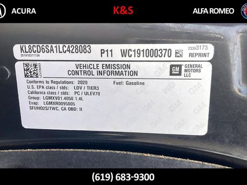 Used 2020 Chevrolet Spark LT image 32