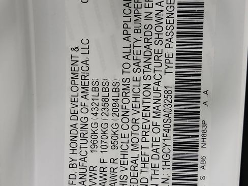 Certified 2025 Honda Accord SE image 33