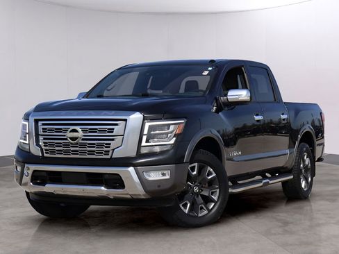 Used 2021 Nissan Titan Platinum Reserve w/ Moonroof Package AWD/4WD image 1