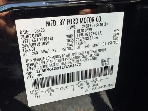 Used 2020 Ford Edge SE AWD/4WD image 26