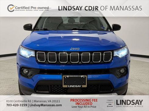 Certified 2022 Jeep Compass Limited w/ Sun and Sound Group AWD/4WD image 3