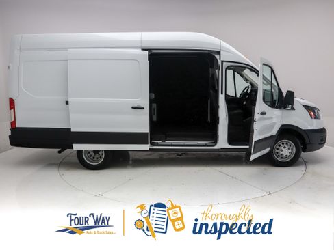 Used 2022 Ford Transit 350 148 High Roof Extended AWD w/ Load Area Protection Package image 3